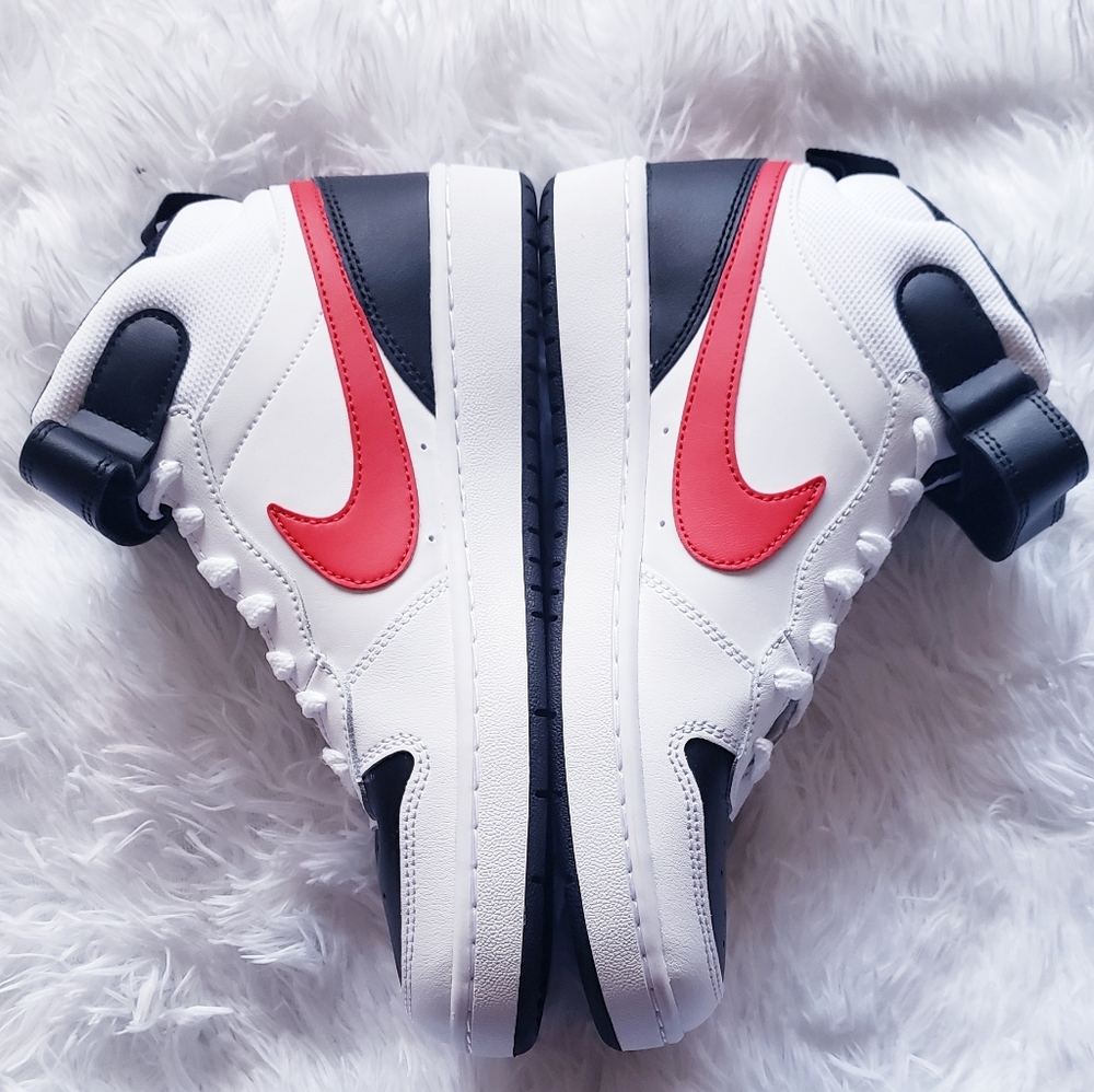 Nike Court Borough Mid 2. Equivalent to women's size 8